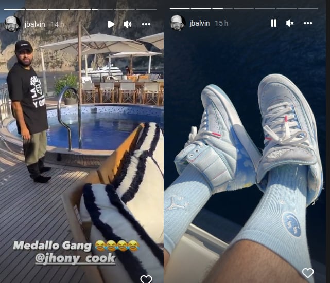 J Balvin vacacionó en Italia