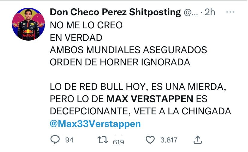 Fans Checo Pérez.
