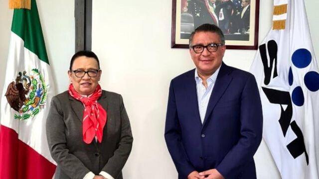 Rosa Icela Rodríguez y Horacio Duarte.