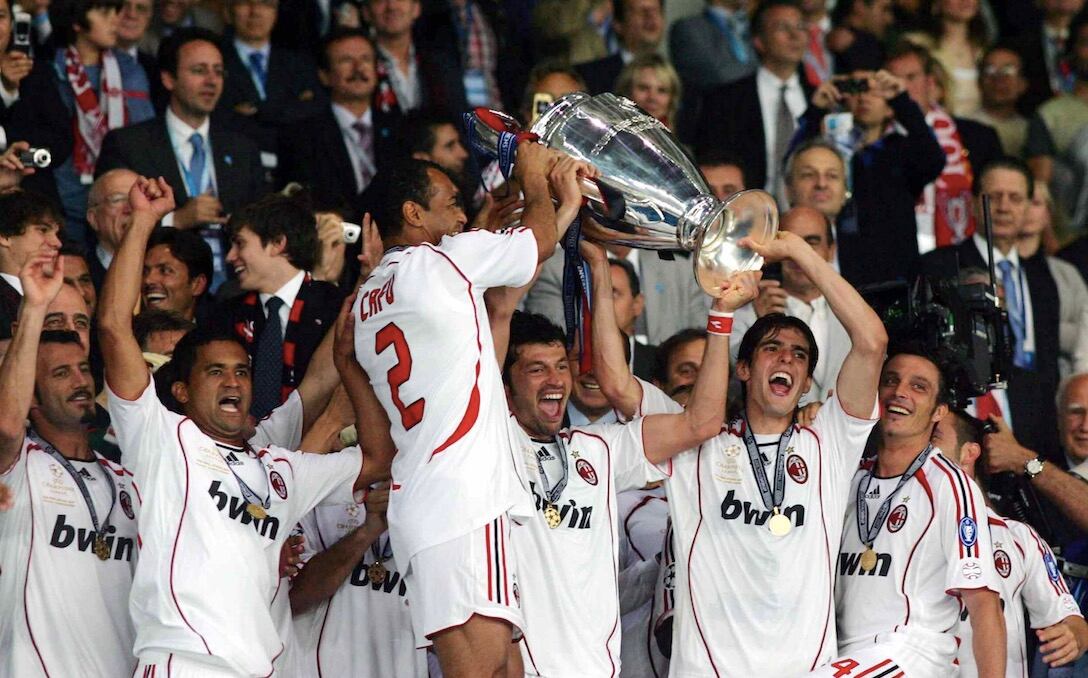 AC Milán es el segundo máximo ganador de la Champions League