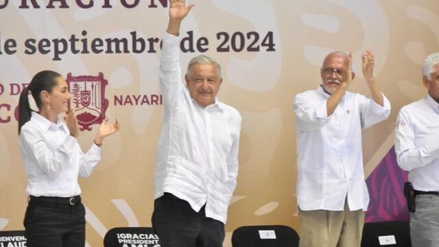 Miguel Ángel Navarro y AMLO