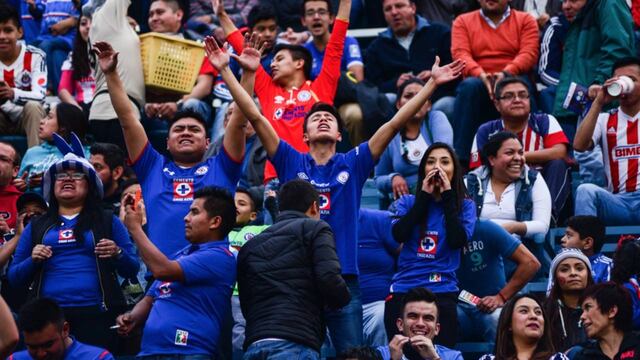 La afición celeste durante un juego ante el Rebaño.
