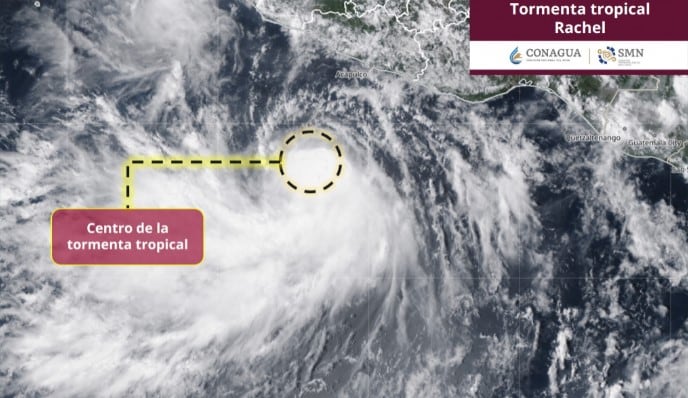 Tormenta tropical Rachel: cierran puertos ante su avance por el Pacífico