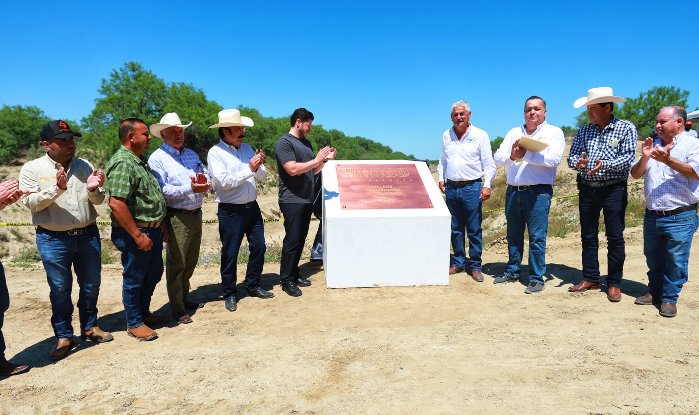 Samuel García supervisa primera y segunda etapa de distrito de riego Las Lajas