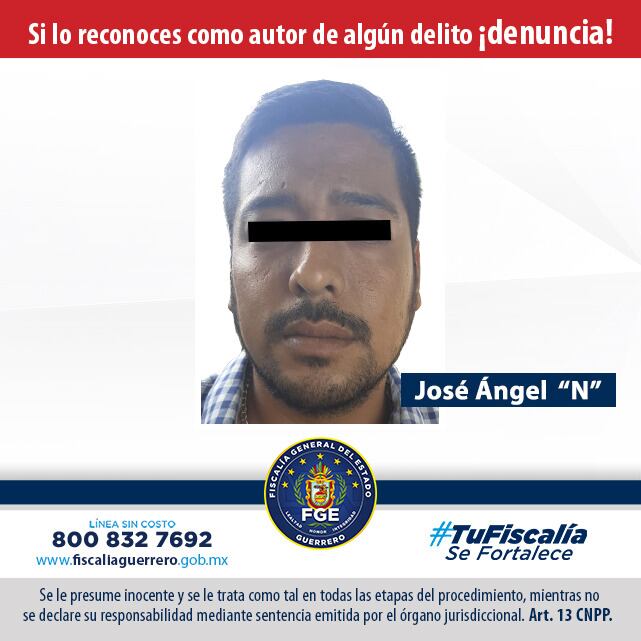 José Ángel “N”, alias “El Capuchino”.