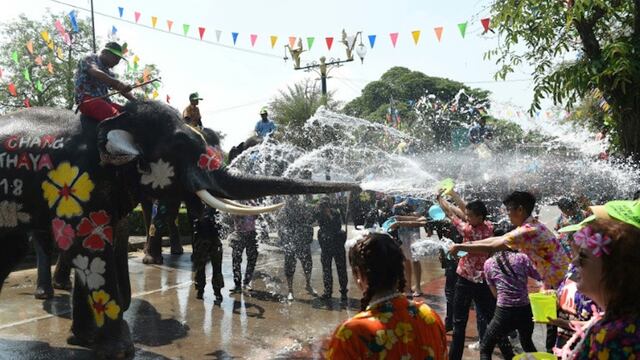 Festival del agua en Tailandia