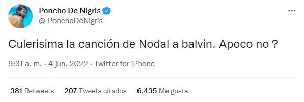 Poncho de Nigris