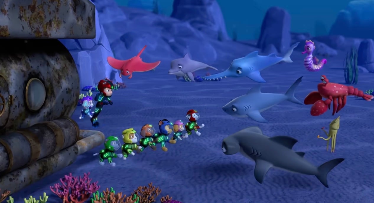 Paw Patrol por Día Mundial de los Arrecifes