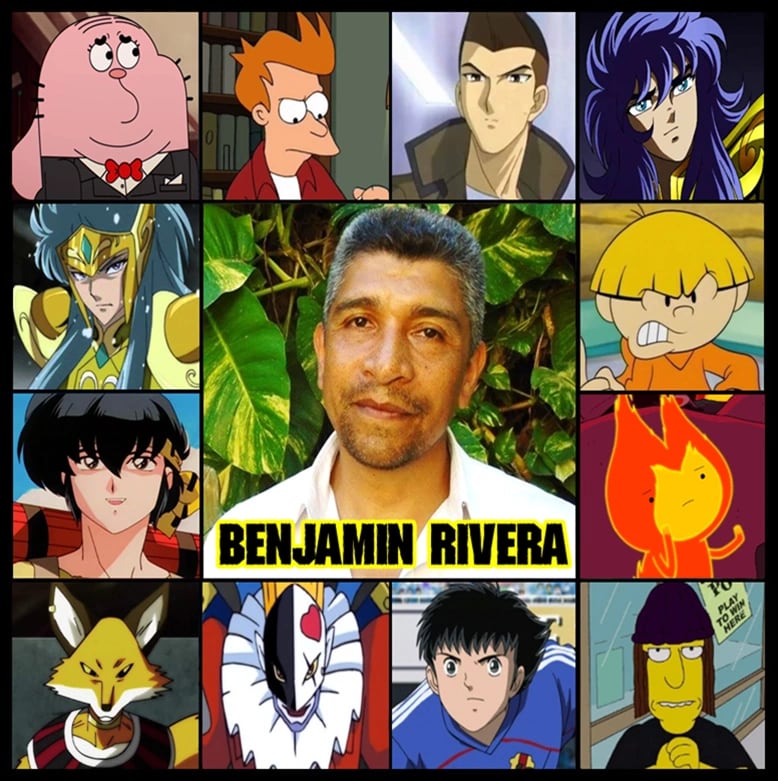 Benjamín Rivera es un actor de doblaje de la película Power Rangers:Ayer, hoy y siempre