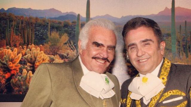 Vicente Fernández y Vicente Fernández Junior