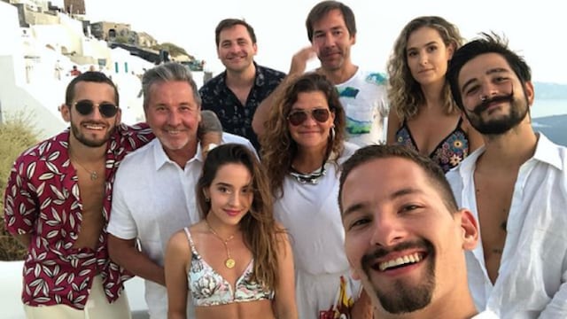 Ricardo Montaner y su familia