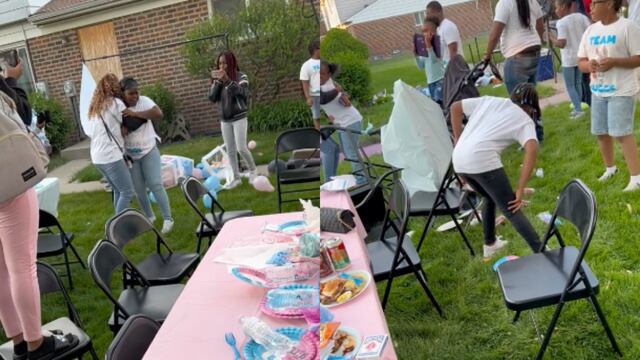 Destruye su fiesta de revelación de género porque daría a luz a otra niña y el video ya circula en TikTok