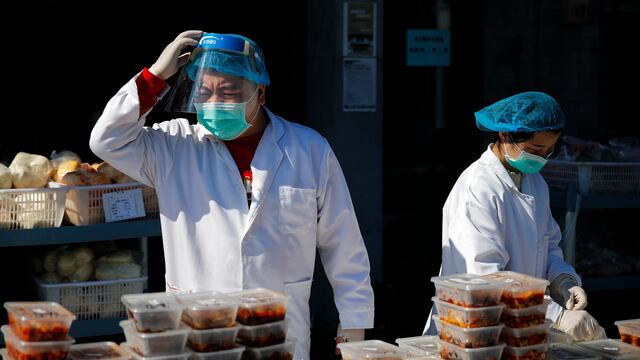 Vendedores en Beijing