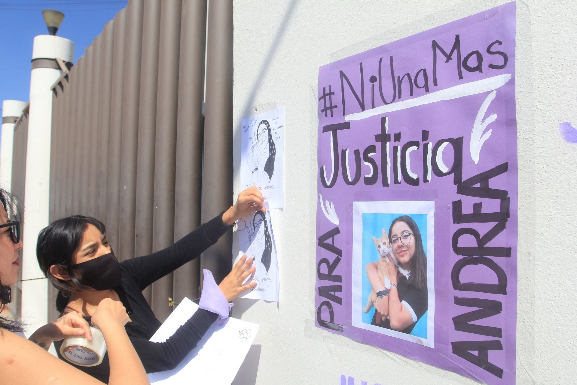 Marcha en 2021 por justicia para Andrea