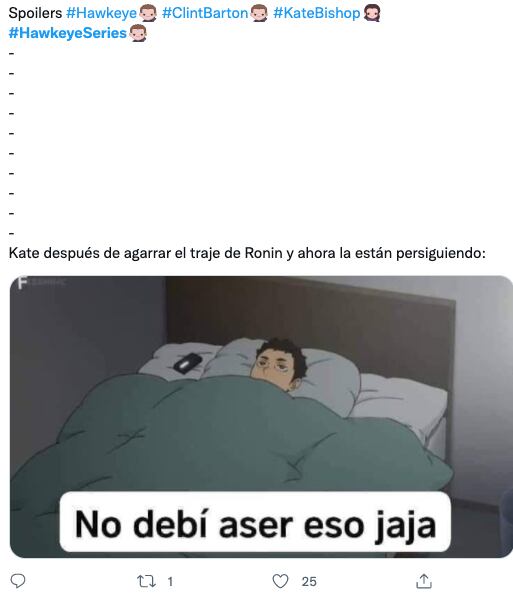 Memes sobre la serie de 'Hawkeye'