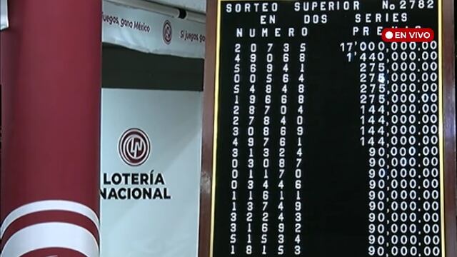 Resultados Sorteo Superior 2782 de Lotería Nacional en vivo: ganadores de hoy 13 de octubre