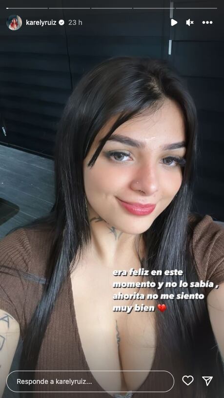 Karely Ruiz en Instagram