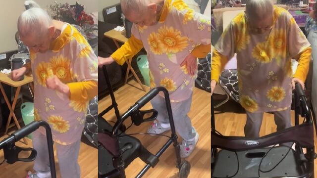 Mujer celebra sus 99 años bailando con el mariachi