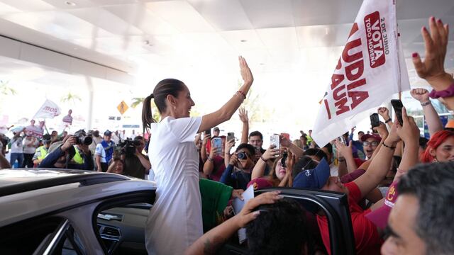 Claudia Sheinbaum, candidata a la presidencia de la república por la coalición Sigamos Haciendo Historia