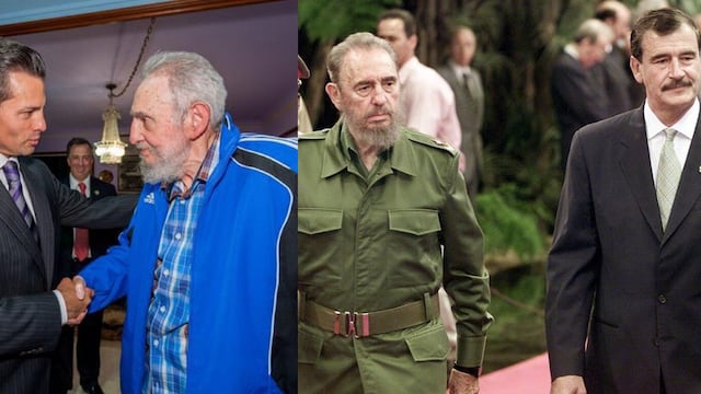 Enrique Peña Nieto y Vicente Fox visitan Cuba
