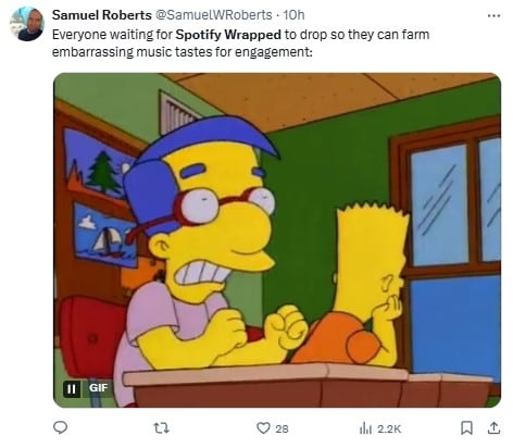 Memes del Spotify Wrapped 2024