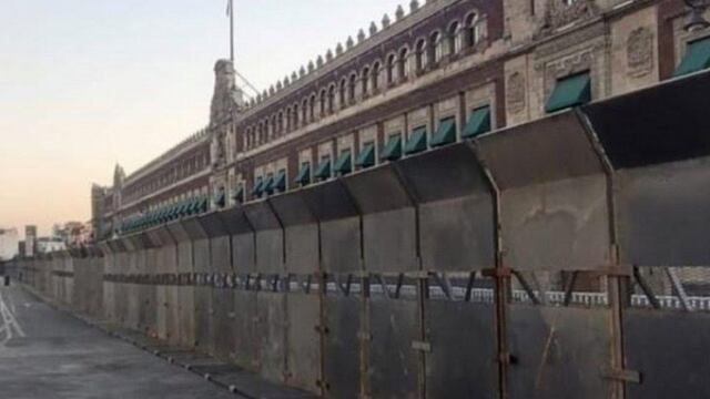 Murallas en Palacio Nacional