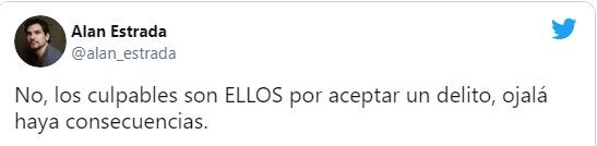 Alan Estrada señala que famosos cometieron un delito
