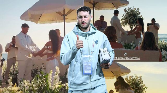 Santiago Giménez se casa