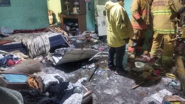 Taller clandestino de pirotecnia en Tultepec