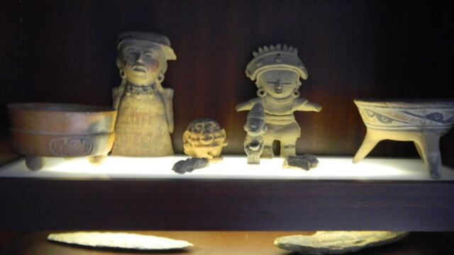 Piezas arqueológicas recuperadas por México