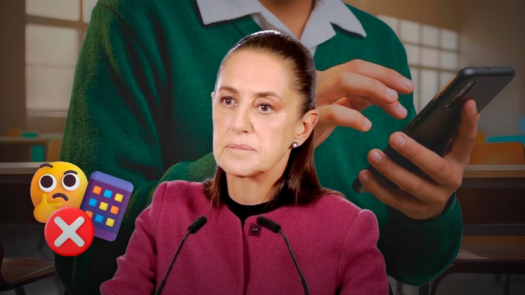 ¿Adiós a los celulares en las escuelas? Esto respondió Claudia Sheinbaum