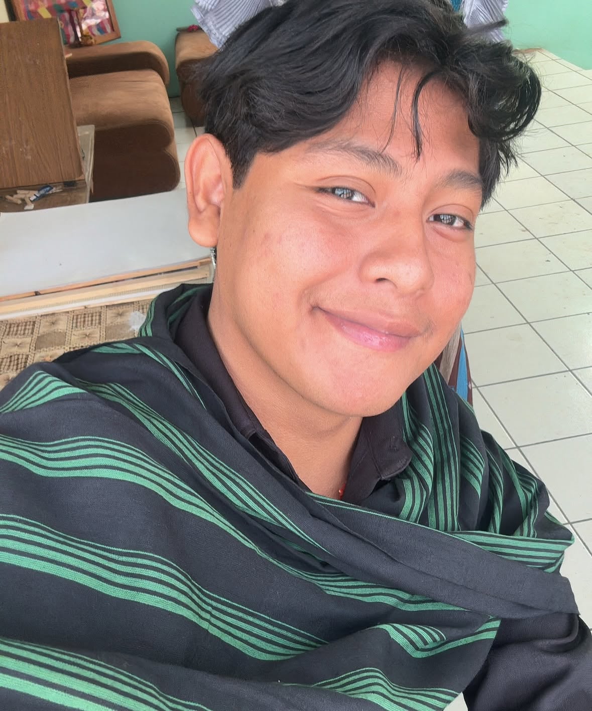 Joss Ramírez, diseñador textil de Venustiano Carranza, Chiapas.