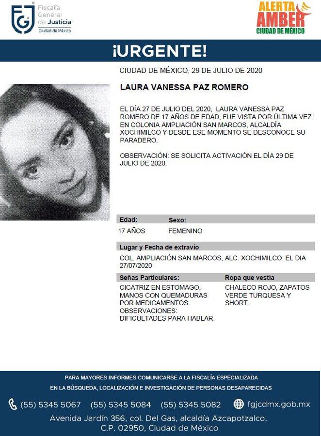 Ficha de búsqueda de Laura