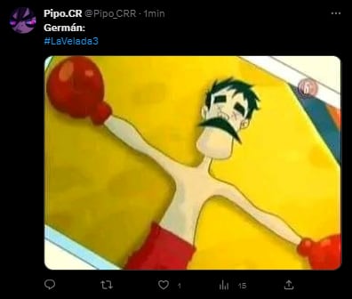 Memes de La Velada del Año 3, knockout técnico de Coscu a Germán Garmendia