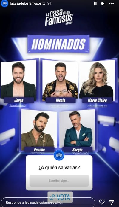 Nominados de La Casa de los Famosos México