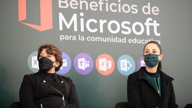 Claudia Sheinbaum y Delfina Gómez