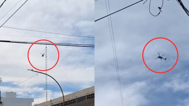 Helicópteros sobrevuelan Culiacán