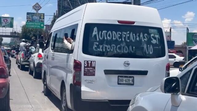 Caravana de transportistas Edomex