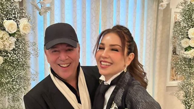 Tommy Mottola y Thalía