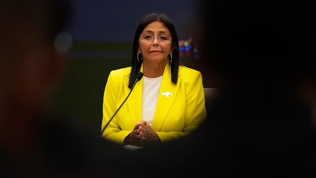Delcy Rodríguez, vicepresidenta de Venezuela.