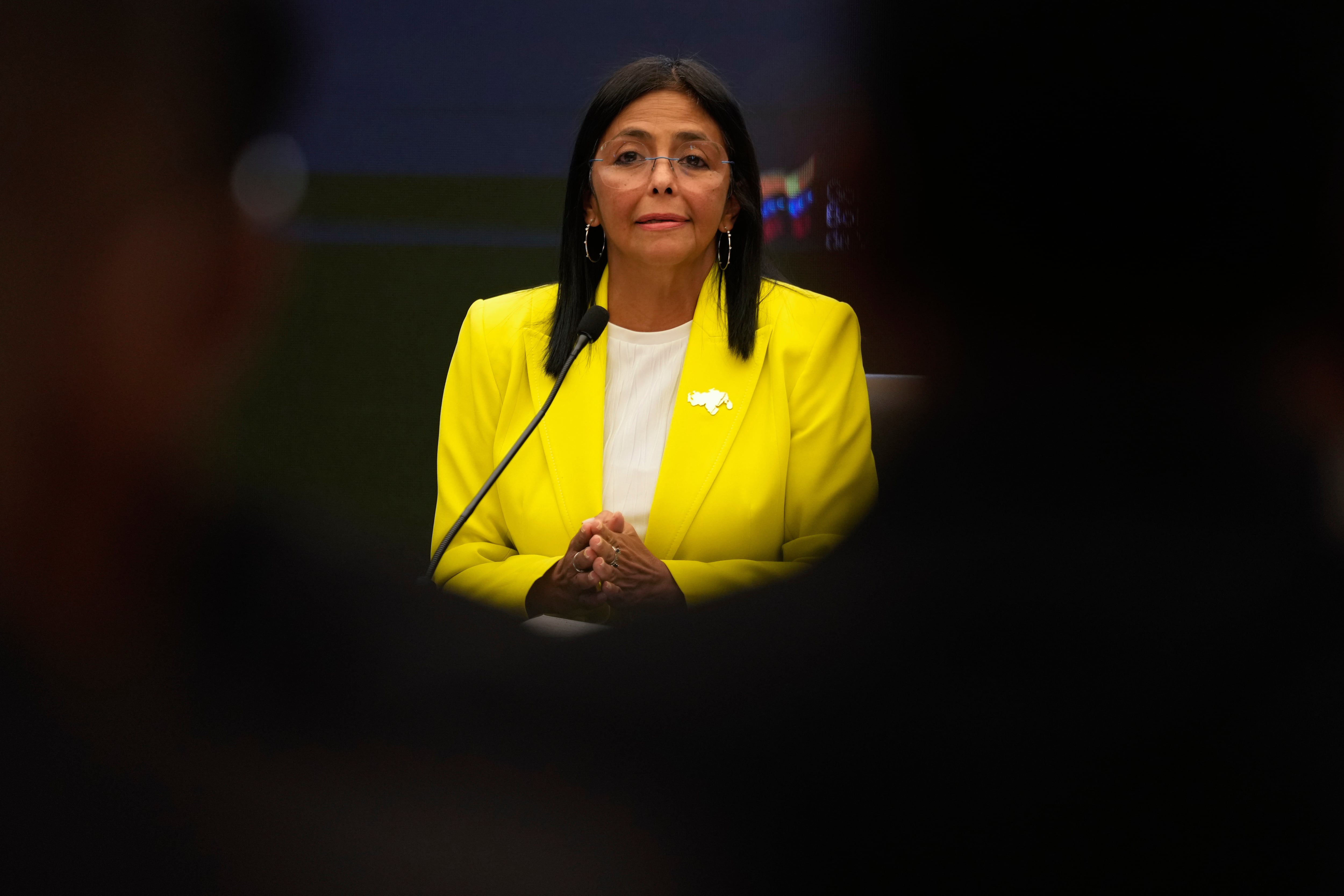 Delcy Rodríguez, vicepresidenta de Venezuela.
