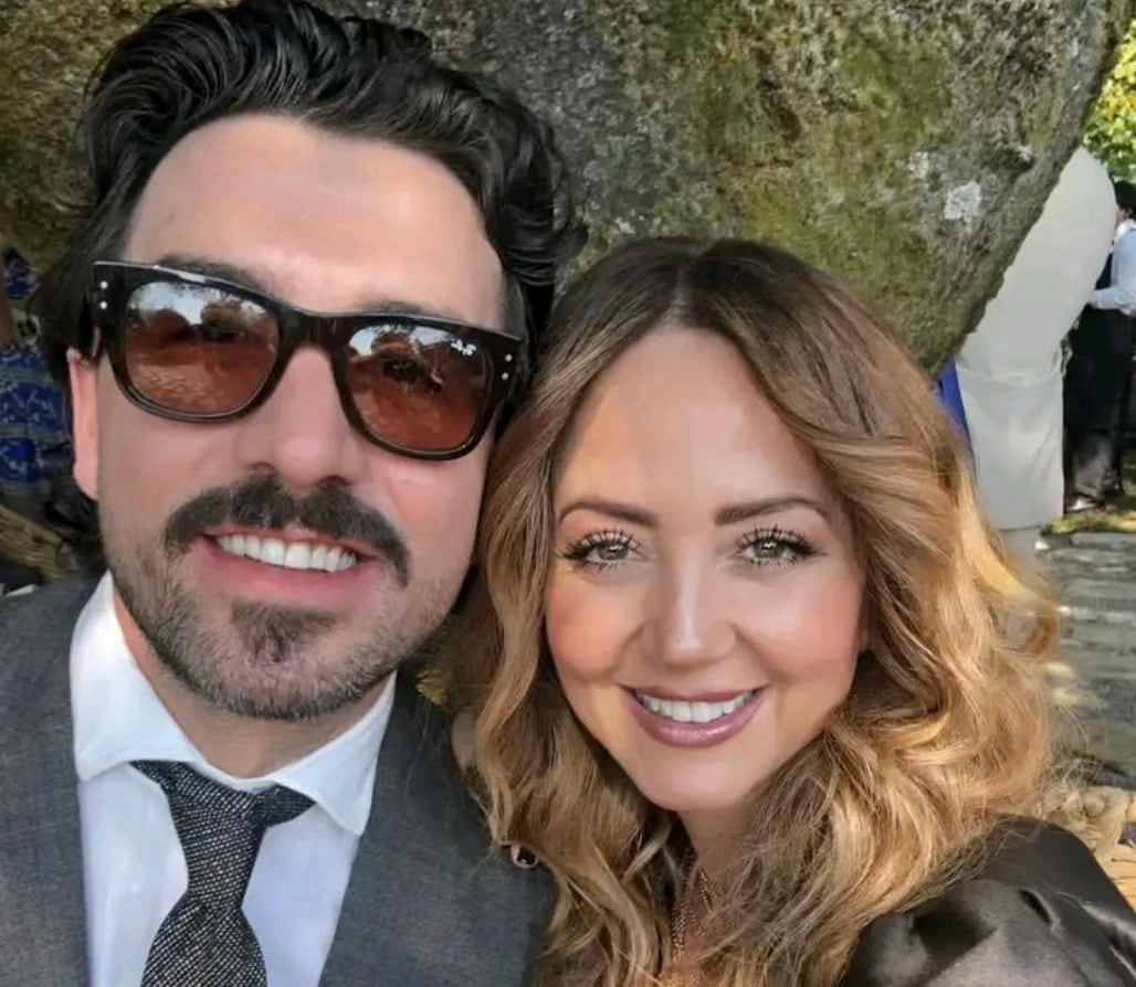 Andrea Legarreta y Luis Carlos Origel