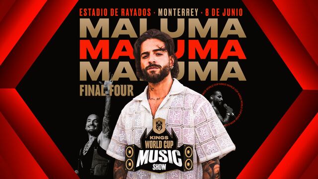 Maluma ¿A qué hora es su concierto? Dónde ver en vivo la final Kings World Cup del Estadio BBVA