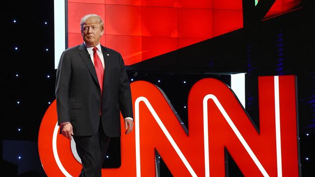 Donald Trump contra CNN