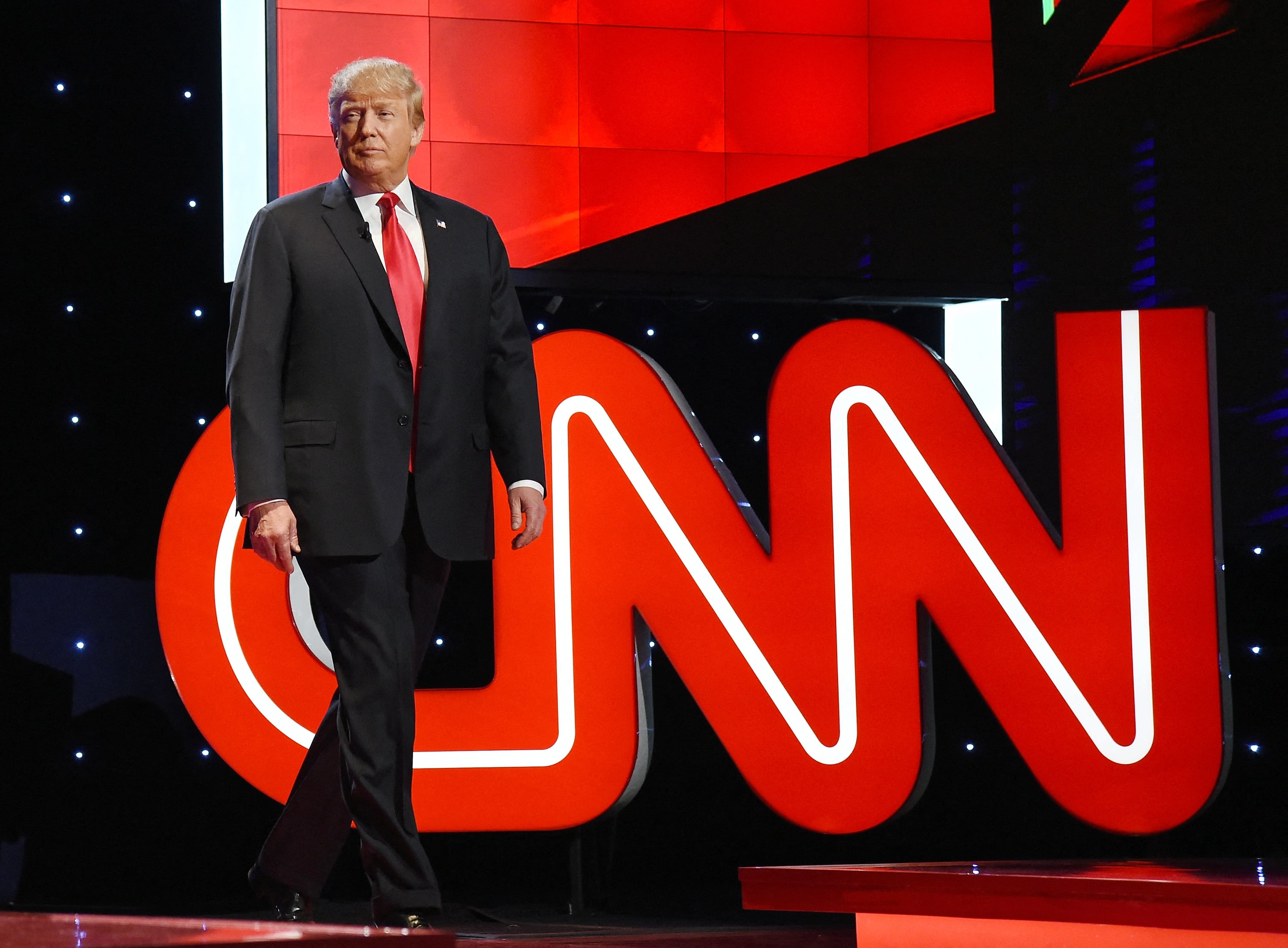 Donald Trump contra CNN