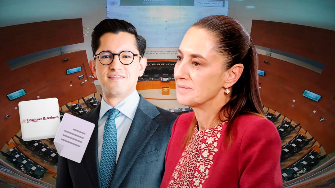 Senado recibe propuesta de Sheinbaum para nombrar a Velasco en la SRE