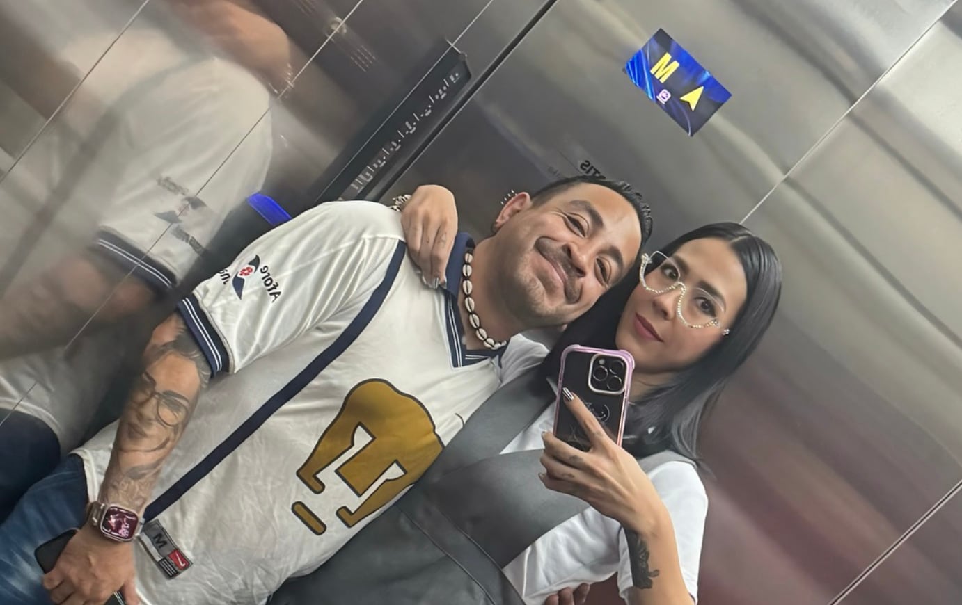 Luis Fernando Peña y su esposa