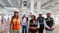 Mara Lezama supervisa construcción del nuevo Hospital General de Chetumal