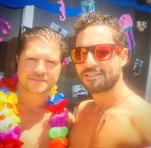 David Bisbal con su hermano José María Bisbal Ferre