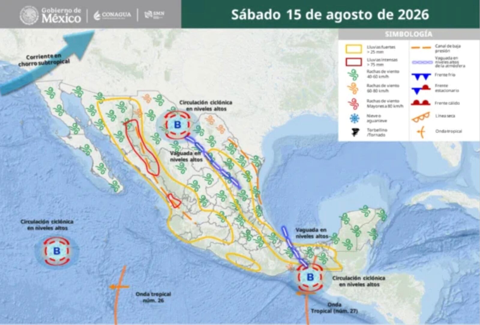 Clima 15 de agosto